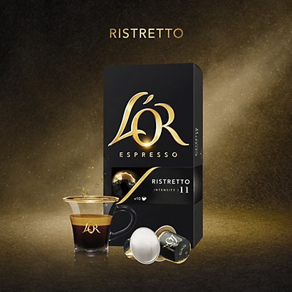 L’Or Espresso Café Ristretto Intensidad 11, Caja de 10 Cápsulas - 1