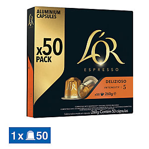 L'Or Espresso Delizioso, pakje van 50 doseringen
