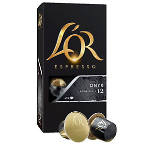 L'OR Onyx, Capsule per caffè, Espresso, Tostatura scura, 10 dosi,  52 g, Compatibili  Nespresso®*