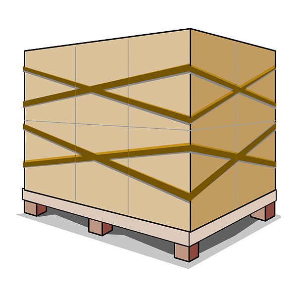 Oranje speciale omsnoeringstape 19mm x 66m - 2
