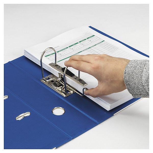 Ordner met rug van 5 cm blauw - 6