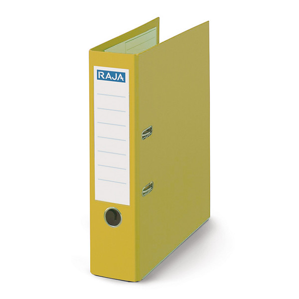 Ordner met rug van 8 cm geel - 1