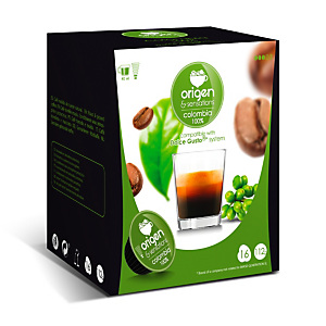 origen & sensations Colombia 100% Cápsulas de café, tostado medio, 16 dosis, 112 g origen & sensations Colombia 100% Cápsulas de café, tostado medio, 16 dosis, 112 g
