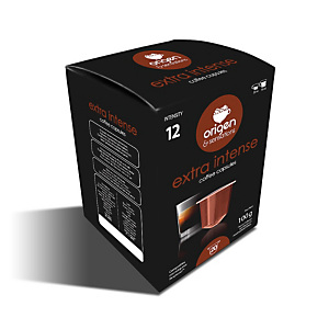 origen & sensations Extra Intenso Cápsulas de café, tostado intenso, 20 dosis, 100 g origen & sensations Extra Intenso Cápsulas de café, tostado intenso, 20 dosis, 100 g