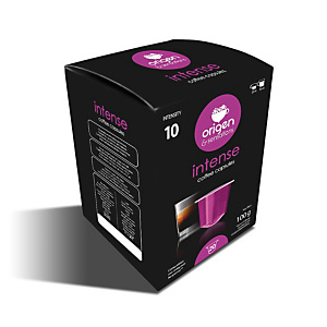 origen & sensations Intenso Cápsulas de café, tostado medio-intenso, 20 dosis, 100 g origen & sensations Intenso Cápsulas de café, tostado medio-intenso, 20 dosis, 100 g