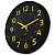 ORIUM Contraste - Horloge analogique murale silencieuse à quartz - Diamètre 40 cm - Noir - 2