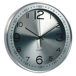 Orologio da parete in alluminio - Diametro cm 30,5 Orologio da parete in alluminio - Diametro cm 30,5