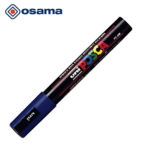 OSAMA Marcatore "Uni Posca" - Blu - Punta tonda media OSAMA Marcatore "Uni Posca" - Blu - Punta tonda media