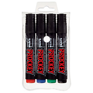 OSAMA Marcatori permanenti Uni Ball Prockey, Punta tonda, Colori assortiti (confezione 4 pezzi) OSAMA Marcatori permanenti Uni Ball Prockey, Punta tonda, Colori assortiti (confezione 4 pezzi)