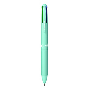 OSAMA Penna a sfera a scatto 4 Multi, Punta 1 mm, Fusto Verde Pastello, Inchiostro 4 colori: Nero, Blu, Rosso, Verde OSAMA Penna a sfera a scatto 4 Multi, Punta 1 mm, Fusto Verde Pastello, Inchiostro 4 colori: Nero, Blu, Rosso, Verde