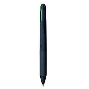 OSAMA Penna a sfera a scatto 4 Multi Urban, Punta 1 mm, Fusto Blu Scuro, Inchiostro 4 colori: Nero, Blu, Rosso, Verde OSAMA Penna a sfera a scatto 4 Multi Urban, Punta 1 mm, Fusto Blu Scuro, Inchiostro 4 colori: Nero, Blu, Rosso, Verde