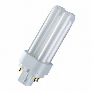 OSRAM Ampoule fluocompacte Dulux D/E 18W 840 pour ballast électronique, Osram