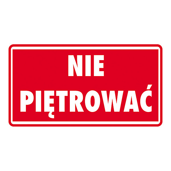 Ostrzegawcze etykiety na paczki "PALETOWE" - 1