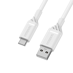 Otterbox Cable USB A-C 2M, Cloud Sky White, 2 m, USB C, USB A, USB 2.0, 480 Mbit/s, Blanco 78-52660 Otterbox Cable USB A-C 2M, Cloud Sky White, 2 m, USB C, USB A, USB 2.0, 480 Mbit/s, Blanco 78-52660
