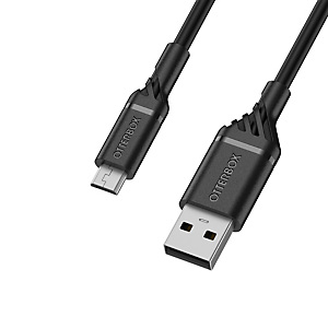 Otterbox Cable USB A-Micro USB 1M, negro, 1 m, Micro-USB B, USB A, USB 2.0, 480 Mbit/s, Negro 78-52532 Otterbox Cable USB A-Micro USB 1M, negro, 1 m, Micro-USB B, USB A, USB 2.0, 480 Mbit/s, Negro 78-52532