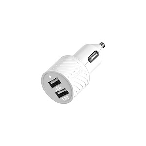 Otterbox Car Charger 24W - 2 X USB A 12W, Cloud Dream White, Auto, Encendedor de cigarrillos, 5 V, Blanco 78-52701 Otterbox Car Charger 24W - 2 X USB A 12W, Cloud Dream White, Auto, Encendedor de cigarrillos, 5 V, Blanco 78-52701