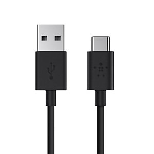 OUTLET Belkin F2CU032BT10-BLK, 3 m, USB A, USB C, 2.0, Male connector / Male connector, Negro OUTLET Belkin F2CU032BT10-BLK, 3 m, USB A, USB C, 2.0, Male connector / Male connector, Negro