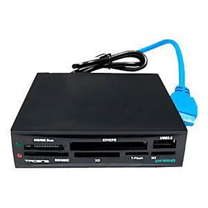 OUTLET Tacens Anima ACR2, CF, Memoria extraíble, MicroSD (TransFlash), MiniSD, MMC, MMCmicro, MS Duo, MS Micro (M2), MS..., Negro, 3.5", USB 3.0, Windows 2000,Windows 2000 Professional,Windows 7 Home Basic,Windows 7 Home Basic x64,Windows 7..., Mac OS X 1 OUTLET Tacens Anima ACR2, CF, Memoria extraíble, MicroSD (TransFlash), MiniSD, MMC, MMCmicro, MS Duo, MS Micro (M2), MS..., Negro, 3.5", USB 3.0, Windows 2000,Windows 2000 Professional,Windows 7 Home Basic,Windows 7 Home Basic x64,Windows 7..., Mac OS X 1