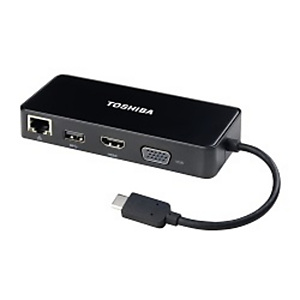 OUTLET Toshiba PA5272U-2PRP, USB 3.0 (3.1 Gen 1) Type-C, HDMI,RJ-45,USB 3.0 (3.1 Gen 1) Type-C,VGA, Negro, 44,5 mm, 122 mm, 20 mm OUTLET Toshiba PA5272U-2PRP, USB 3.0 (3.1 Gen 1) Type-C, HDMI,RJ-45,USB 3.0 (3.1 Gen 1) Type-C,VGA, Negro, 44,5 mm, 122 mm, 20 mm