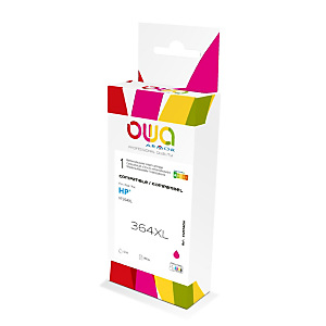 OWA K12574OW Cartouche d'encre remanufacturée compatible HP 364XL CB324EE - Magenta