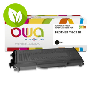 OWA K15111OW Tóner remanufacturado, compatible con BROTHER TN2130, TN2130 / TN-2110, TN2110, negro OWA K15111OW Tóner remanufacturado, compatible con BROTHER TN2130, TN2130 / TN-2110, TN2110, negro
