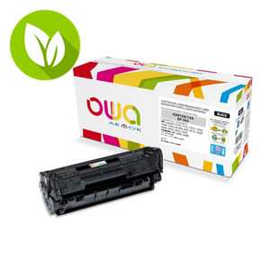 OWA K15116OW Tóner remanufacturado, compatible con HP 12A (Q2612A) / CANON 703 (7616A005AA), negro OWA K15116OW Tóner remanufacturado, compatible con HP 12A (Q2612A) / CANON 703 (7616A005AA), negro