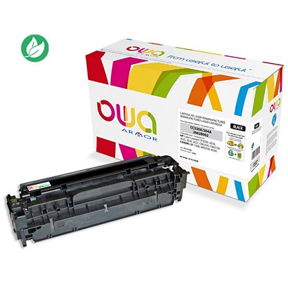 OWA K15132OW Toner remanufacturé compatible HP 304A CC530A - Noir