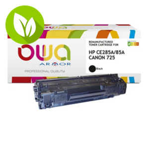 OWA K15428OW Tóner remanufacturado, compatible con HP 85A (CE285A) / CANON 725 (3484B002), negro OWA K15428OW Tóner remanufacturado, compatible con HP 85A (CE285A) / CANON 725 (3484B002), negro