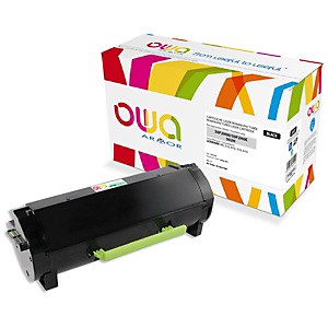 OWA K15637OW Toner remanufacturé compatible LEXMARK 50F2H00 - Noir