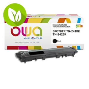 OWA K15657OW Tóner remanufacturado, compatible con BROTHER TN-241BK, TN241BK / TN-242BK, TN242BK, negro OWA K15657OW Tóner remanufacturado, compatible con BROTHER TN-241BK, TN241BK / TN-242BK, TN242BK, negro