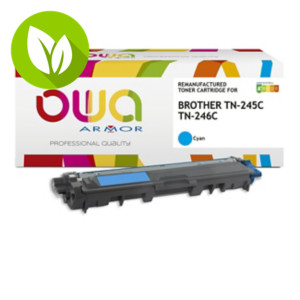 OWA K15658OW Tóner remanufacturado, compatible con BROTHER TN-245C, TN245C / TN-246C, TN246C, Alta Capacidad, cian OWA K15658OW Tóner remanufacturado, compatible con BROTHER TN-245C, TN245C / TN-246C, TN246C, Alta Capacidad, cian