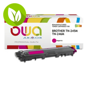 OWA K15659OW Tóner remanufacturado, compatible con BROTHER TN-245M, TN245M / TN-246M, TN246M, Alta Capacidad, magenta OWA K15659OW Tóner remanufacturado, compatible con BROTHER TN-245M, TN245M / TN-246M, TN246M, Alta Capacidad, magenta