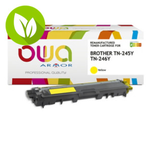 OWA K15660OW Tóner remanufacturado, compatible con BROTHER TN-245Y, TN245Y / TN-246Y, TN246Y, Alta Capacidad, amarillo OWA K15660OW Tóner remanufacturado, compatible con BROTHER TN-245Y, TN245Y / TN-246Y, TN246Y, Alta Capacidad, amarillo