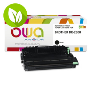 OWA K15739OW Tambor remanufacturado, compatible con BROTHER DR-2300, DR2300, negro OWA K15739OW Tambor remanufacturado, compatible con BROTHER DR-2300, DR2300, negro