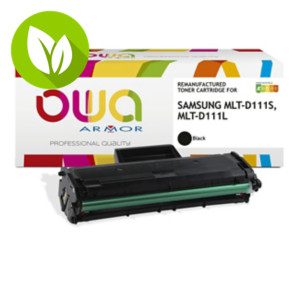 OWA K15804OW Tóner remanufacturado, compatible con SAMSUNG MLT-D111S/ELS (SU810A) / MLT-D111L/ELS (SU799A), Alta Capacidad, negro OWA K15804OW Tóner remanufacturado, compatible con SAMSUNG MLT-D111S/ELS (SU810A) / MLT-D111L/ELS (SU799A), Alta Capacidad, negro