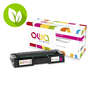 OWA K15932OW Tóner remanufacturado, compatible con RICOH 	SP C310HE M (406481), Alta Capacidad, magenta OWA K15932OW Tóner remanufacturado, compatible con RICOH 	SP C310HE M (406481), Alta Capacidad, magenta