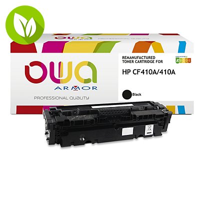 OWA K15942OW Tóner remanufacturado, compatible con HP 410A (CF410A), negro