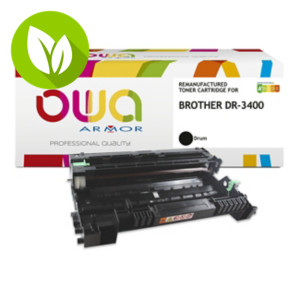 OWA K15967OW Tambor remanufacturado, compatible con BROTHER DR-3400, DR3400, negro OWA K15967OW Tambor remanufacturado, compatible con BROTHER DR-3400, DR3400, negro