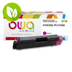 OWA K16095OW Tóner remanufacturado, compatible con KYOCERA TK-5150M (1T02NSBNL0), magenta OWA K16095OW Tóner remanufacturado, compatible con KYOCERA TK-5150M (1T02NSBNL0), magenta
