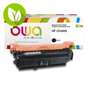OWA K16120OW Tóner remanufacturado, compatible con HP 507X (CE400X), Capacidad Jumbo, negro OWA K16120OW Tóner remanufacturado, compatible con HP 507X (CE400X), Capacidad Jumbo, negro