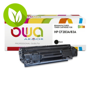OWA K18014OW Tóner remanufacturado, compatible con HP 83A (CF283A), Capacidad Jumbo, negro OWA K18014OW Tóner remanufacturado, compatible con HP 83A (CF283A), Capacidad Jumbo, negro