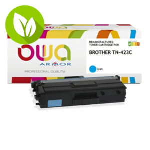 OWA K18062OW Tóner remanufacturado, compatible con BROTHER TN-423C, TN423C, Alta Capacidad, cian OWA K18062OW Tóner remanufacturado, compatible con BROTHER TN-423C, TN423C, Alta Capacidad, cian