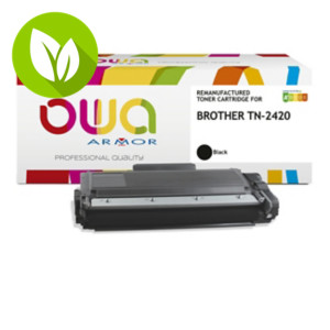 OWA K18158OW Tóner remanufacturado, compatible con BROTHER TN-2420, TN2420, Alta Capacidad, negro OWA K18158OW Tóner remanufacturado, compatible con BROTHER TN-2420, TN2420, Alta Capacidad, negro