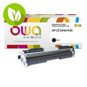 OWA K18613OW Tóner remanufacturado, compatible con HP 94X (CF294X), Alta Capacidad, negro OWA K18613OW Tóner remanufacturado, compatible con HP 94X (CF294X), Alta Capacidad, negro