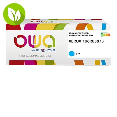 OWA K18687OW Tóner remanufacturado, compatible con XEROX 106R03873, cian