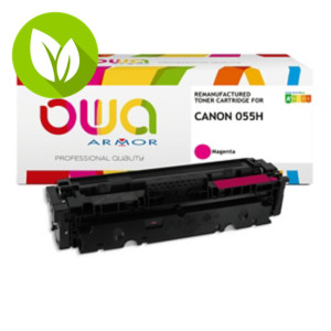 OWA K18834OW Tóner remanufacturado, compatible con CANON 055H M (3018C002) / T09M (3018C006), Alta Capacidad, magenta OWA K18834OW Tóner remanufacturado, compatible con CANON 055H M (3018C002) / T09M (3018C006), Alta Capacidad, magenta