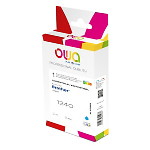 OWA K20334OW Cartouche d'encre remanufacturée compatible BROTHER LC1240 - Cyan