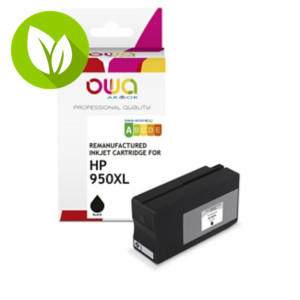 OWA K20417OW Cartucho de tinta remanufacturado, compatible con HP 950XL (CN045AE), Alta Capacidad, negro OWA K20417OW Cartucho de tinta remanufacturado, compatible con HP 950XL (CN045AE), Alta Capacidad, negro