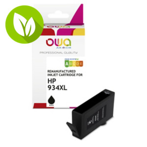 OWA K20590OW Cartucho de tinta remanufacturado, compatible con HP 934XL (C2P23AE), Alta Capacidad, negro OWA K20590OW Cartucho de tinta remanufacturado, compatible con HP 934XL (C2P23AE), Alta Capacidad, negro