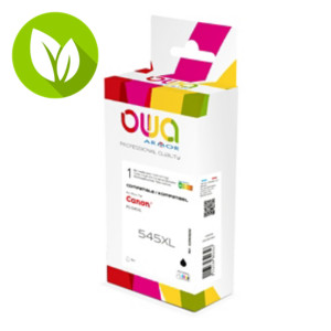 OWA K20609OW Cartucho de tinta remanufacturado, compatible con CANON PG-545XL (8286B001), Alta Capacidad, negro OWA K20609OW Cartucho de tinta remanufacturado, compatible con CANON PG-545XL (8286B001), Alta Capacidad, negro